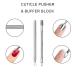 Nail Polish Remover Clips Set - 10 Pcs UV Manicure Soak with Cuticle Cutter Trimmer | Gel Polish Removal Tool - Black - Buy Online on GoSupps.com