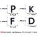 72 Iron on Letters and Numbers Patches - Black Alphabet Embroidered Patch for Clothes and Accessories - Buy Online on GoSupps.com