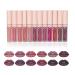 Kingknow 12 Colour Lip Gloss Waterproof Long-Lasting Matte Liquid Make-Up Lipstick Cosmetics