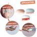 Gatuida Portable Massage Device & 12-Piece Shampoo Brush Set - Silicone Cleaning Tools for Body Peeling & Relaxation - Buy Online on GoSupps.com