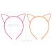 Frcolor Cat Ear Headbands - 10 Plastic Hairbands for Birthday Parties & Daily Makeup Decoration - Perfect for All Ages - Buy Online on GoSupps.com