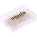 BEADIA 14K Gold Plated End Caps 3x6mm - 200pcs | Non Tarnish Jewelry Making Findings - Buy Online on GoSupps.com