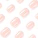 French Tip Press on Nails - Short Press On Nails with Nail Tips Summer minimalist five colors Design press on nails Acrylic False Nails Cute Artificial Nails - Buy Online on GoSupps.com