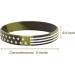 BRANDWINLITE Silicone Rubber Wristbands Bracelets - American Flag & Eagle Design - 6pcs Army Green - for Patriots & Sport Fans - Buy Online on GoSupps.com