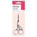 Diane Stork Scissors for Eyebrows, Silver, 3.75