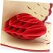 LALAFINA 3d Love Heart Wedding Invitations Paper Valentines Day Greeting Card Women Birthday Party Invitation Creative Gift Card 3d Blessing Card 15c Red Manual Memory Card - Buy Online on GoSupps.com