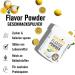 Nutrify Flavor Powder 3x150g - Lemon Sorbet | Low Calorie High Fiber | 5.75 kcal per Portion | Ideal for Baking & Food Refining - Buy Online on GoSupps.com