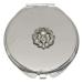 Scottish Thistle Compact Mirror Handbag Gift With Free Engraving 371