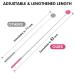 Telescoping Back Scratcher with 3 Detachable Heads | Extendable Bear Claw/Rake Scratcher | Pink | Tukuos - Buy Online on GoSupps.com