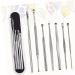 TOVINANNA 7pc Set Ear Cleaning Kit Earwax Removal Tools Double-Ended Design Gently Remove Earwax at Home - Buy Online on GoSupps.com