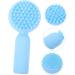 Bristles Face Cleaning Handheld Brush - Silicone Pore Facial Brush - 11.20x5.10x3.50CM - Perfect for All Skin Types - Shop Internationally - Buy Online on GoSupps.com