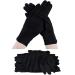 60 Pieces Glove Soft Stretchy Working Glove Costume Reusable Large Mitten Black