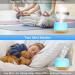 Asanmu 450ml Aroma Diffuser for Essential Oils - Ultrasonic Aromatherapy Device with 7 Color Lights | Perfect for Weddings & Home Fragrance - Buy Online on GoSupps.com