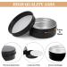 Veuwolm Aluminum Travel Cream Can (30 pcs) with Stickers - 15ml Screw Cap for Lip Balm & Cosmetics - Buy Online on GoSupps.com