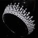 Jorsnovs Cubic Zirconia Bridal Crown - CZ Princess Tiara for Wedding, Prom & Birthday Parties - Buy Online on GoSupps.com