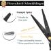 Purple Dragon 5.5 Inch Professional Hair Scissors Set - Sharp Hairdressing Scissors for Men & Women Barbers & Beginners - Perfect Haircut Tool in Black - Buy Online on GoSupps.com