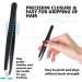 3-in-1 Eyebrow Tweezers Set for Women and Men - Slant, Pointed, and Razor Included - Buy Online on GoSupps.com