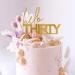 30th Birthday Cake Toppers for Women Gold Hello Thirty Cake Topper Acrylic 30th Birthday Cake Decorations - Buy Online on GoSupps.com