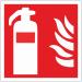 pubblimania Fire Extinguisher PVC Durable Adhesive for Outdoor and Indoor Use (14.5 x 14.5 cm) (Fire Extinguisher)