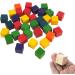 50 Pack 1 Inch Unfinished Wooden Blocks for Crafts - Natural Wood Cubes for DIY Projects and Arts - Square Wood Blocks for Crafting - Buy Online on GoSupps.com