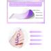 Kalolary Gradient Purple Gel Nail Polish Strips - 20 Semi Cured Full Wraps Stickers with File & Sticks - Waterproof Decals for Women & Girls (UV/LED Lamp Required) - Buy Online on GoSupps.com