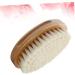 Healvian Baby Bath Cleaning Brush Set - Newborn Hair Brush, Shower Massage Comb Kit - White 11x6cm - Buy Online on GoSupps.com