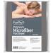 ForPro Premium Microfiber Flat Sheet, Ultra-Light, Stain and Wrinkle-Resistant, for Massage Tables Cool Grey 63x100 Inch (Pack of 1)