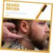 Minkissy Bartkamm Wooden Beard Brush & Boot Care Supplies | Shiny Hairbrush & Travel Cosmetics Brush for Men - Buy Online on GoSupps.com