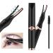 Heated Eyelash Curlers Rechargeable Lash Curler with Comb 2 in 1 Clip-Type & Built-in Comb Curler USB 3 Temperature Modes-Black