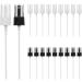 Milisten 20 pieces replacement plastic fine mist spray bottle caps spray heads perfume sprayer.