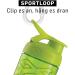 BlenderBottle Signature Sleek Tritan 820ml - BPA Free Protein Shaker & Water Bottle - Green Zen Gala - Perfect for Fitness Shakes - Buy Online on GoSupps.com