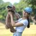 XL Leopard Baseball Cap for Dogs - Sun Protection Adjustable Chin Straps & Ear Holes | Outdoor Sport Pet Hat - Buy Online on GoSupps.com