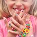 144 Pieces Kids Stick On Nails Full Cover Children False Nails Short Kids Press on Nails Sets Fake Cartoon Nails for Girls - Buy Online on GoSupps.com