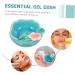 Solustre 3PK Aromatherapy Bowl Tealight Diffuser - Japanese Ceramic Essential Oil Shells | Blue 8.5x8cm - Perfect for Home & Spa - Buy Online on GoSupps.com