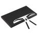 ANKROYU 4 Types Eyebrow Ruler Stainless Steel Eyebrow Measure Balance Extension Ruler Eyebrow Measurement Ruler Eyebrow Shape Stencil for All Face Shapes(A)