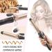 1 Inch Ceramic Coating Hair Curling Iron - Professional Hair Curler with Fast Heat Up - Rose Gold - Buy Online on GoSupps.com