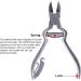 Stainless Steel Ingrown Toenails Clipper for Thick Nail Toe Nail Clippers for Thick Nail Professional Pedicure Nail Cutter for Men Women Seniors - Buy Online on GoSupps.com