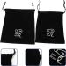 Baluue 2pcs Storage Bag Travel Hairdryer Organizer Hair Dryer Storage Pouch Gym Bag Black Flocking Cloth 1 - Buy Online on GoSupps.com