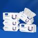 USTEL Soft Dry Wipes Facial Tissues 100% USDA Biobased Disposable Face Towel Wet and Dry Use Clean Skin Cleansing Towel for Sensitive Skin Baby Care Make-up Removal 60 Ct
