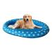 Dog Pool Float Dog Pool Float Inflatable Raft Float Swimming Pool Floating Row Bed Inflatable Beach Toy for Dog Cat Swimming Pool Water Toy Blue