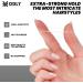 500x Clear Mini Hair Elastic Bands - Small Transparent Hair Ties for Braiding - 22mm x 2mm - Buy Online on GoSupps.com
