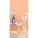 Children's Manual Toothbrush 360 Full Mouth Manual Silicone Toothbrush Care for Children's Oral Health Suitable for Children Aged 2-12 Orange-Small Small Orange - Buy Online on GoSupps.com
