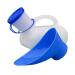 Portable Urinal Toilet Large Capacity Leakproof Female Male Unisex Urinal Multifunction Plastic PE Traveling Camping Urinal Toilet with Connector(1000ML)