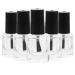 Lurrose Empty Nail Polish Bottle with Brush Inside Square Shaped 5ml