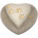 Urns UK Pet Cremation Memorial Heart Urn Hertford Pewter 5" Black - Buy Online on GoSupps.com