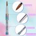 Shine Chance Size 8 Acrylic Nail Brush - 100% Real Kolinsky Art Brush for Acrylic Powder Application - Handmade Manicure Tool for Professional and Beginners - Buy Online on GoSupps.com