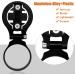 HJFH Stem Holder Bicycle Computer Bracket | Adjustable Out Front Bike Mount Extension | Black Handlebar Accessories - Buy Online on GoSupps.com