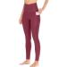 Ewedoos Maroon Yoga Pants - Stylish and Comfortable Activewear - Buy Online on GoSupps.com