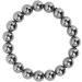 Stylish Elastic Bracelet with Energy Pearls - 10mm Terahertz Material for Balance & Harmony | Ideal Gift - Buy Online on GoSupps.com