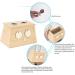 Bamboo 2 Holes Moxibustion Box | Durable Moxa Stick Tool for 14-18mm Moxa Rolls - Insulated & Perfect for International Shipping - Buy Online on GoSupps.com